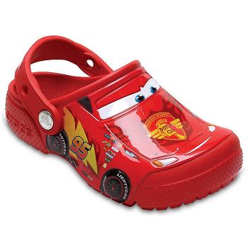 Crocs Fun Lab Pixar Cars Clog Cervene - Detske Dreváky